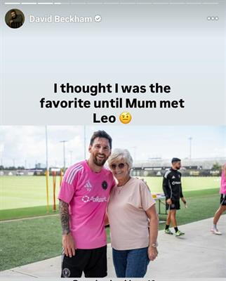 Mẹ Beckham cưng Messi hơn cả Beckham 1