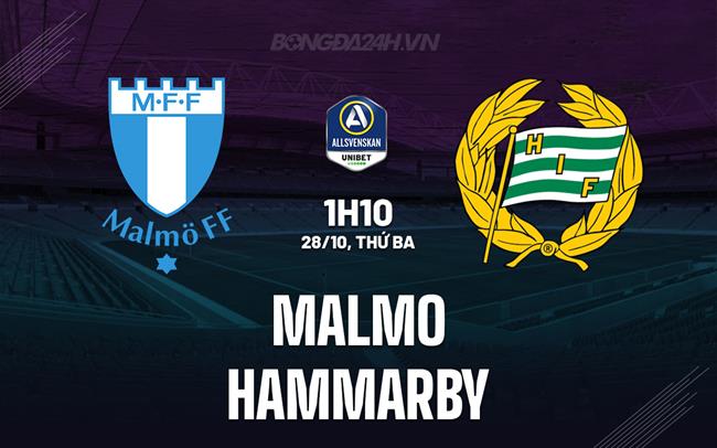 Nhận định Malmo vs Hammarby 1h10 ngày 28/10 (VĐQG Thụy Điển 2025)
