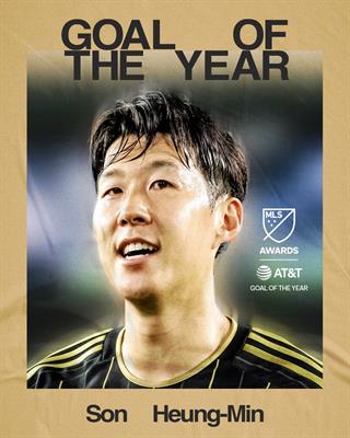 Son Heung-min ẵm giải bàn thắng đẹp nhất năm của MLS 1 Son Heung-min ẵm giải bàn thắng đẹp nhất năm của MLS 1