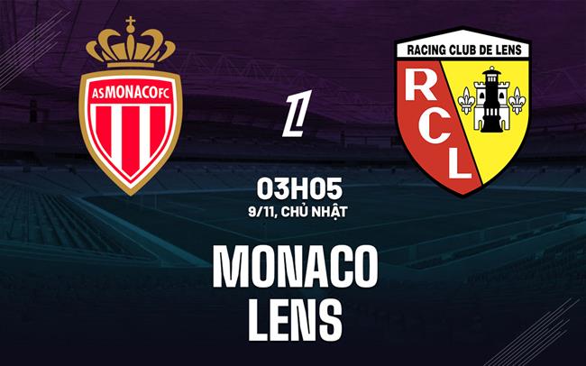 Nhận định Monaco vs Lens (03h00 ngày 9/11): Bài test khó