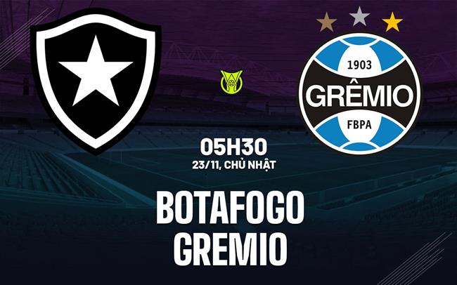 Nhận định bóng đá Botafogo vs Gremio 5h30 ngày 23/11 (VĐQG Brazil 2025)