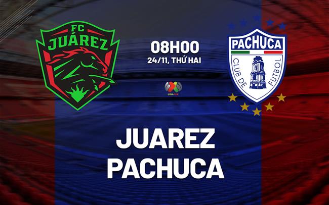 Nhận định bóng đá Juarez vs Pachuca 8h00 ngày 24/11 (VĐQG Mexico 2025/26)
