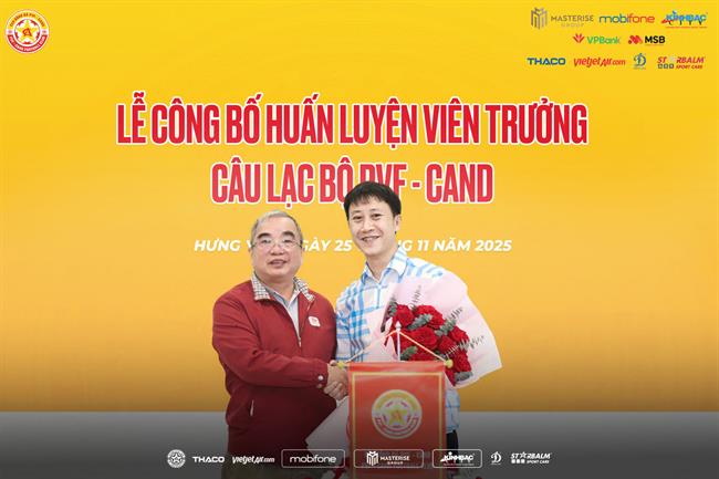 PVF-CAND công bố thuyền trưởng mới từ vòng 12 V.League