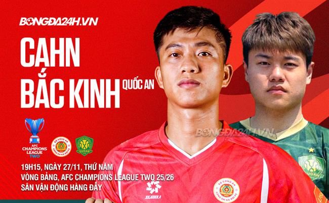 Nhận định CAHN vs Beijing Guoan (19h15 ngày 27/11): Cuộc đấu sinh tử