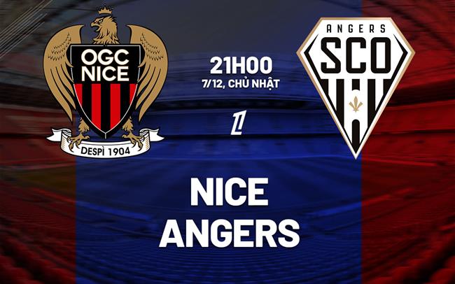 Nhận định Nice vs Angers (21h00 ngày 7/12): Cố chặn chuỗi thua