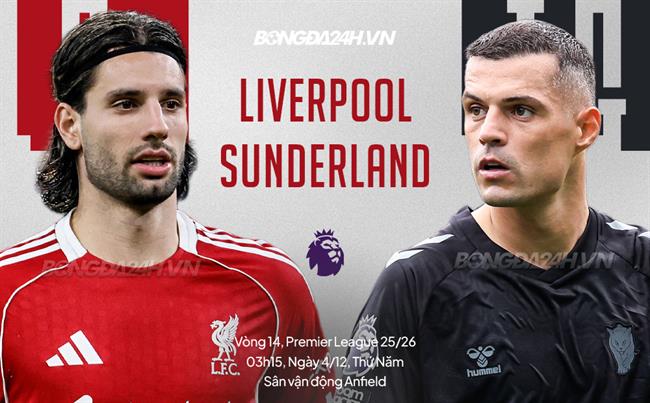 Nhận định Liverpool vs Sunderland (3h15 ngày 4/12): Tiếp đà hồi sinh