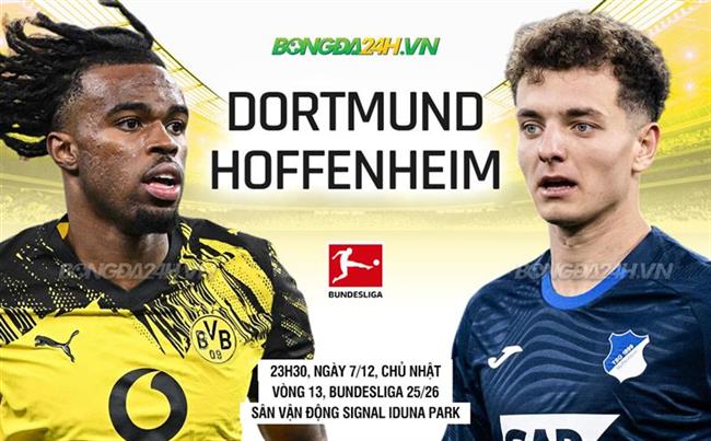 Nhận định Dortmund vs Hoffenheim (23h00 ngày 7/12): Chủ nhà quyết thắng