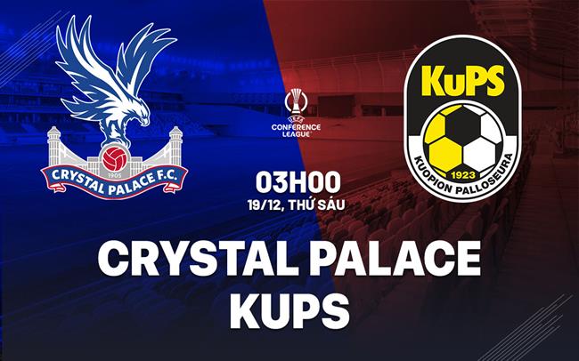 Nhận định Crystal Palace vs KuPS (3h00 ngày 19/12): Đại bàng trút giận