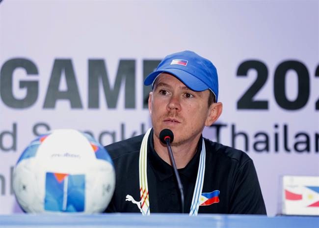 HLV U22 Philippines tự tin khắc chế lối chơi kỹ thuật của U22 Việt Nam