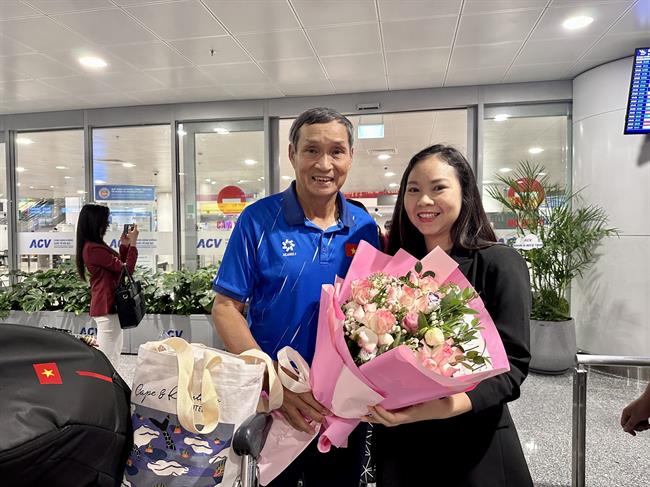 ĐT nữ Việt Nam trở về nước, khép lại SEA Games 33 với nhiều dư âm 1