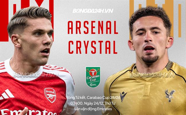 Nhận định Arsenal vs Crystal Palace (3h00 ngày 24/12): Không dễ thắng cách biệt