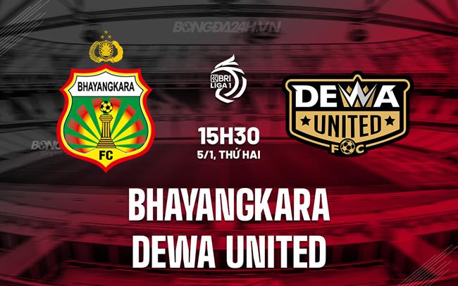 Nhận định Bhayangkara vs Dewa United 15h30 ngày 5/1 (VĐQG Indonesia 2025/26)