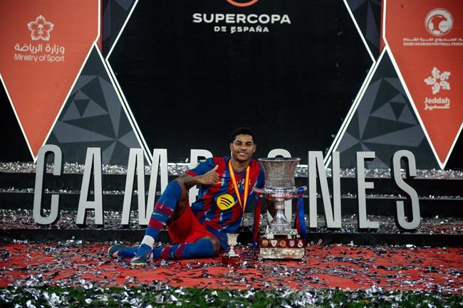 Marcus Rashford lên tiếng sau danh hiệu đầu tiên cùng Barcelona