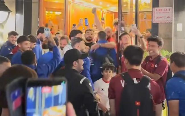 U23 Jordan cảm ơn, ăn mừng chiến thắng cùng U23 Việt Nam