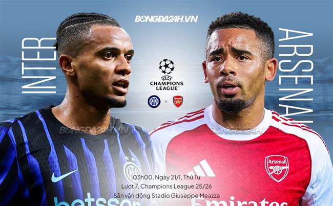 Nhận định Inter Milan vs Arsenal (3h00 ngày 21/1): Pháo thủ đứt mạch toàn thắng?