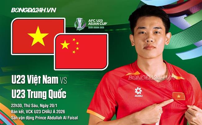Nhận định U23 Việt Nam vs U23 Trung Quốc (22h30 ngày 20/1): Chờ đẳng cấp lên tiếng