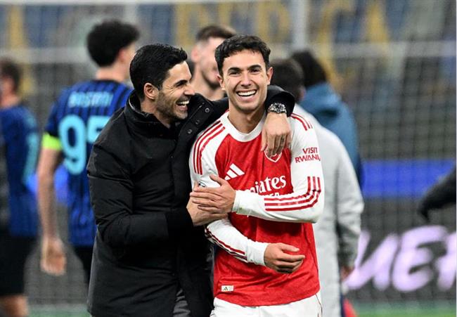 Mikel Arteta cảm ơn học trò sau trận thắng Inter Milan