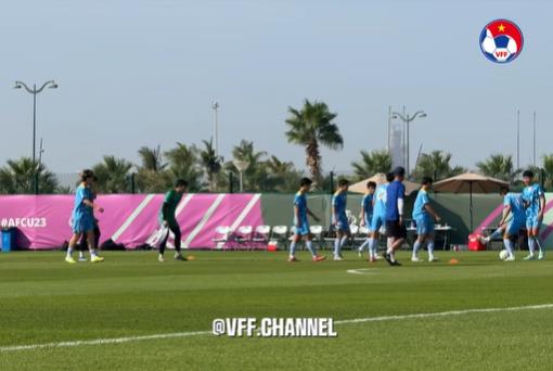 U23 Việt Nam tích cực chuẩn bị cho trận đấu U23 Hàn Quốc