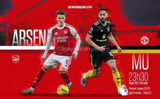 Nhận định Arsenal vs MU (23h30 ngày 25/1): Không dễ cho Pháo thủ