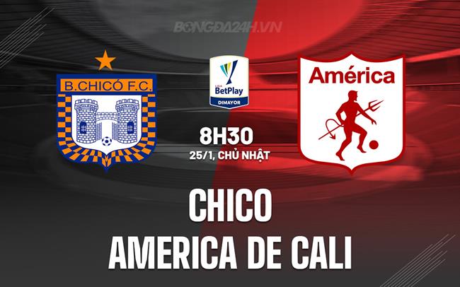 Nhận định Chico vs America de Cali 8h30 ngày 25/1 (VĐQG Colombia 2026)