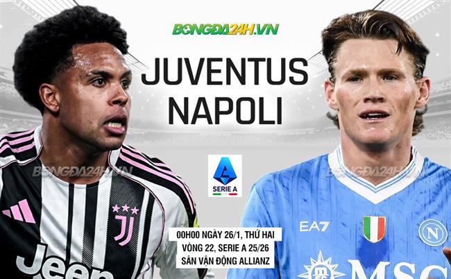 Nhận định Juventus vs Napoli (00h00 ngày 26/1): Thử thách lớn tại Allianz
