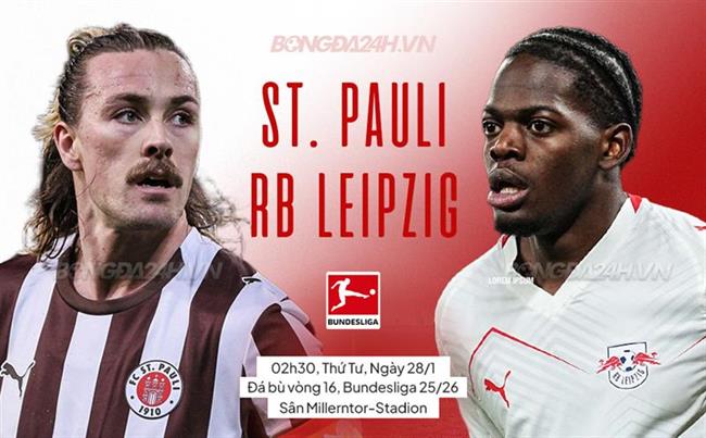 Nhận định St.Pauli vs Leipzig (2h30 ngày 28/1): Chờ đội khách vượt khó