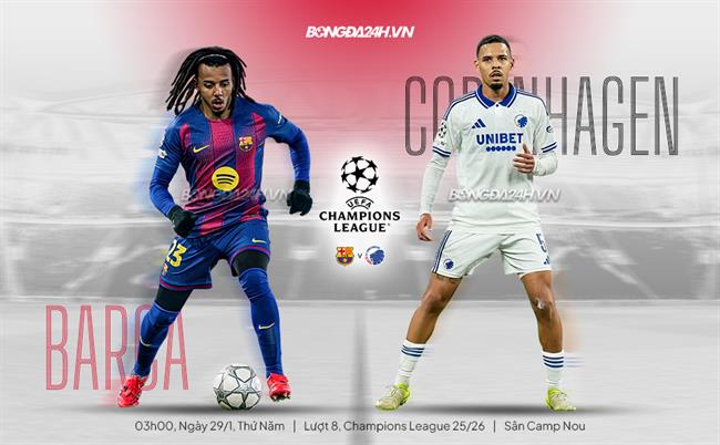 Nhận định Barcelona vs Copenhagen (03h00 ngày 29/1): Blaugrana đại thắng