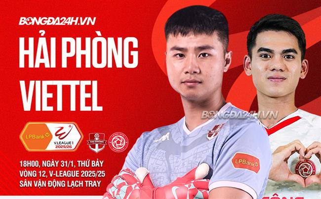 Nhận định Hải Phòng vs Thể Công Viettel (18h00 ngày 31/1): Quyết đấu vì mục tiêu tốp 3