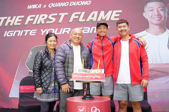 Quang Dương pickleball ra mắt bộ sưu tập “First Flame”