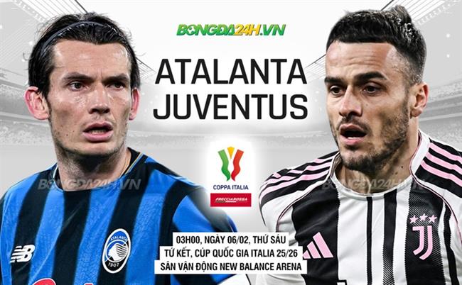 Nhận định Atalanta vs Juventus (03h00 ngày 6/2): Đại chiến nảy lửa