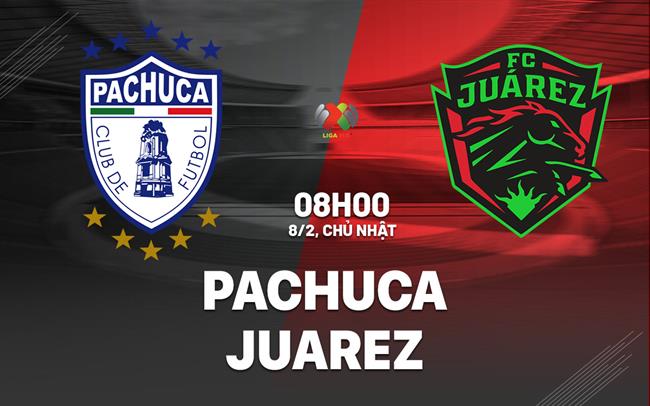 Nhận định bóng đá Pachuca vs Juarez 8h06 ngày 8/2 (VĐQG Mexico 2026)