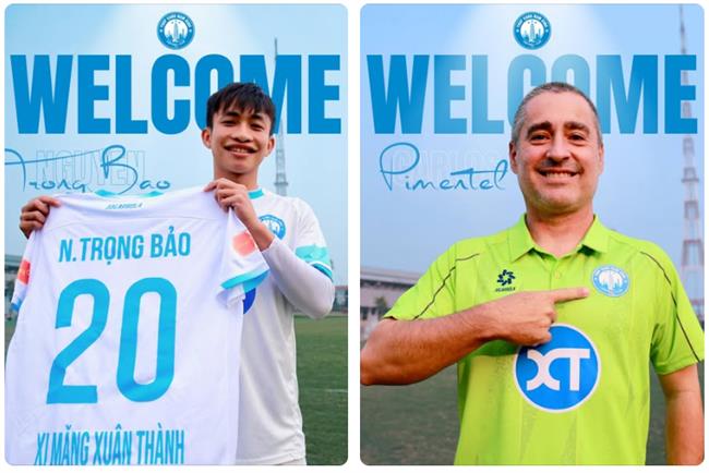 CLB Nam Định trình làng hai gương mặt mới 