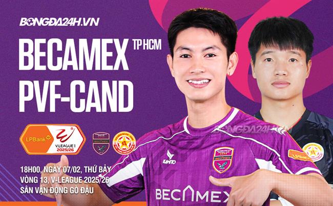 Nhận định Becamex TPHCM vs PVF-CAND (18h00 ngày 7/2): Khách khó có quà