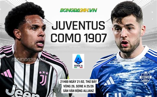 Nhận định Juventus vs Como (21h00 ngày 21/2): Đòi nợ được không?