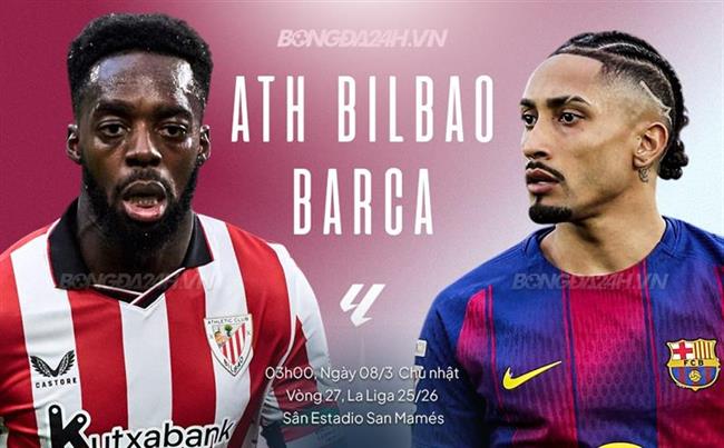Nhận định Bilbao vs Barca (3h00 ngày 8/3): Chờ đội khách vượt khó