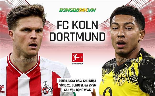 Nhận định Koln vs Dortmund (0h30 ngày 8/3): Không hề dễ dàng