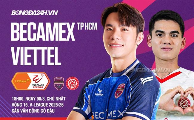 Nhận định Becamex TPHCM vs Viettel (18h00 ngày 8/3): Liệu có bất ngờ tại đất Thủ?