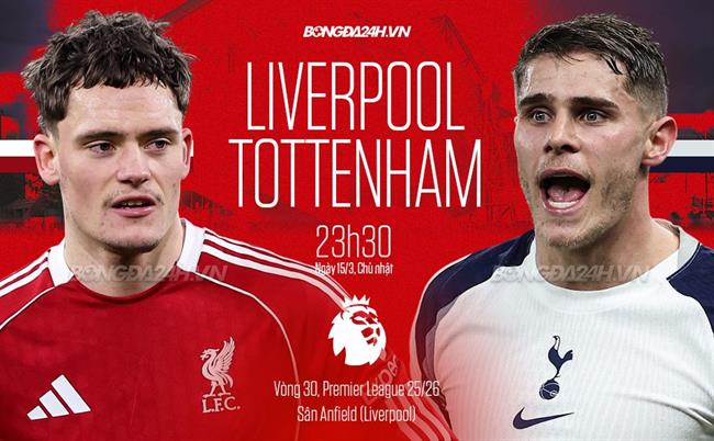 Nhận định Liverpool vs Tottenham (23h30 ngày 15/3): Tấn công rực lửa