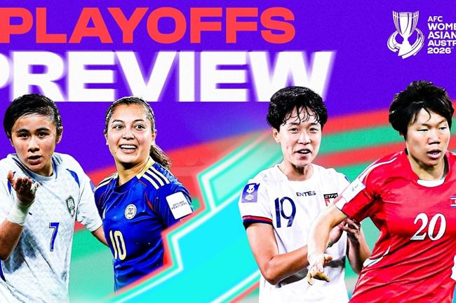 Xác định 2 cặp play-off tranh vé World Cup nữ 2027
