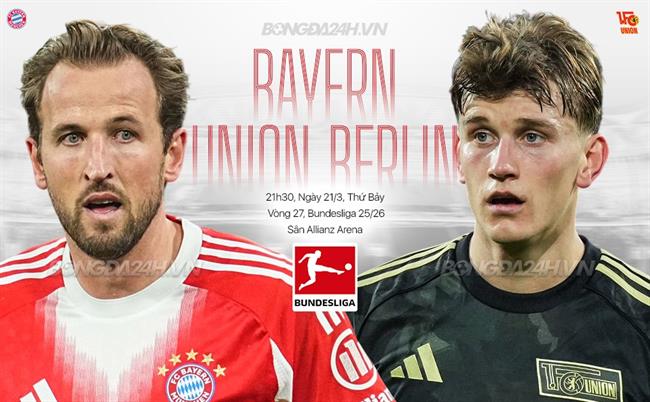 Nhận định Bayern Munich vs Union Berlin (21h30 ngày 21/3): Trở lại mạch thắng
