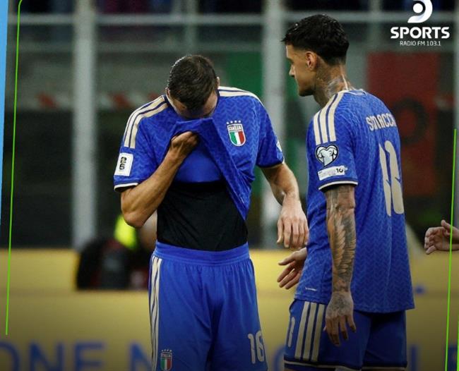 Italia lần thứ 3 liên tiếp không thể giành quyền tham dự VCK World Cup 1