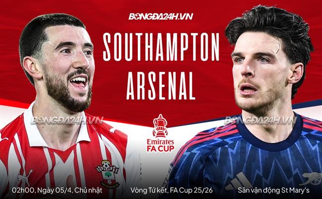 Nhận định Southampton vs Arsenal (2h00 ngày 5/4): Không dễ thắng cách biệt