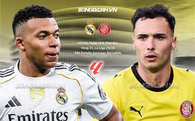 Nhận định Real Madrid vs Girona (02h00 ngày 11/4): Tìm lại niềm vui