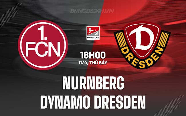 Nhận định Nurnberg vs Dynamo Dresden 18h00 ngày 11/4 (Hạng 2 Đức 2025/26)