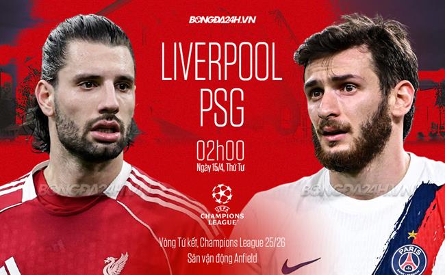 Nhận định Liverpool vs PSG (02h00 ngày 15/4): Nỗ lực ngược dòng