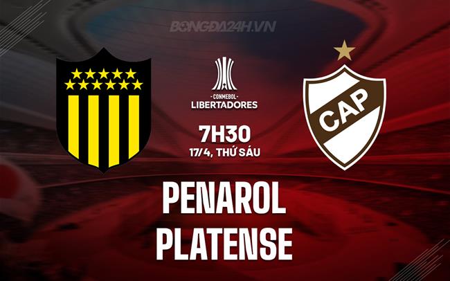 Nhận định - dự đoán Penarol vs Platense 7h30 ngày 17/4 (Copa Libertadores 2026)