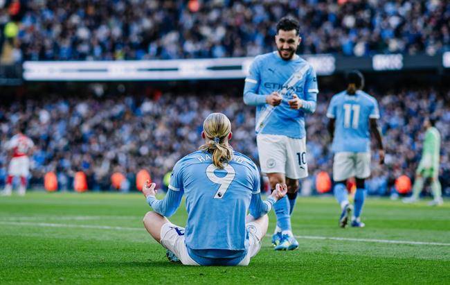 Bernardo Silva Haaland chơi như một con thú trước Arsenal 1