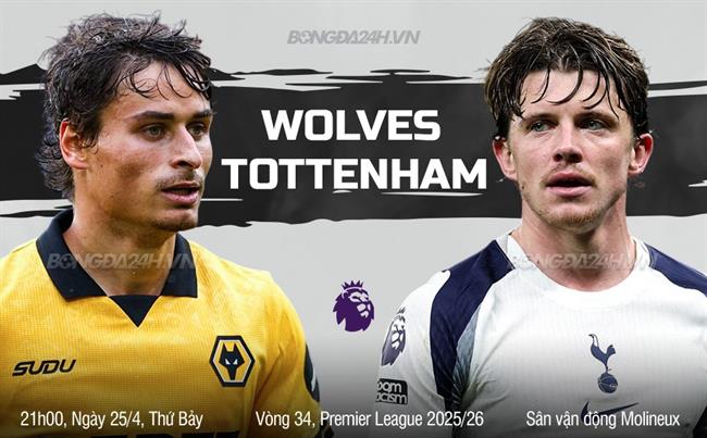 Nhận định Wolves vs Tottenham (21h00 ngày 25/4): Spurs phải thắng