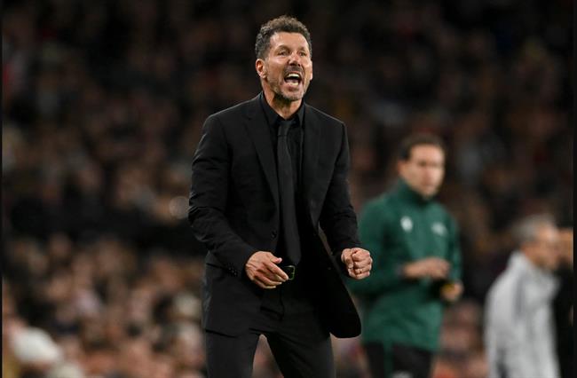 HLV Diego Simeone bất bại trước các đội bóng Anh