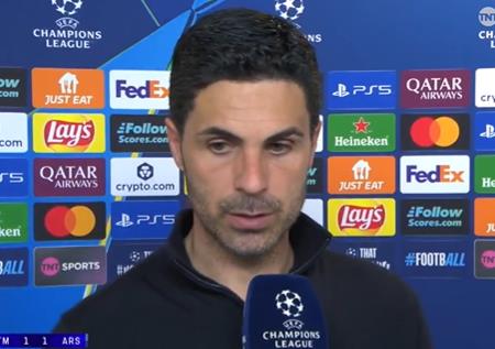 Mikel Arteta chỉ trích trọng tài sau trận hòa Atletico Madrid